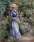 Woman In a Blue Dress Poster Print by Pierre-Auguste Renoir - Item # VARPDX267101